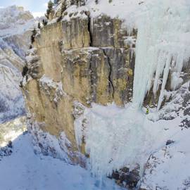 Die Sicht der Drone auf die zweite Geige - pic: Elias Holzknecht